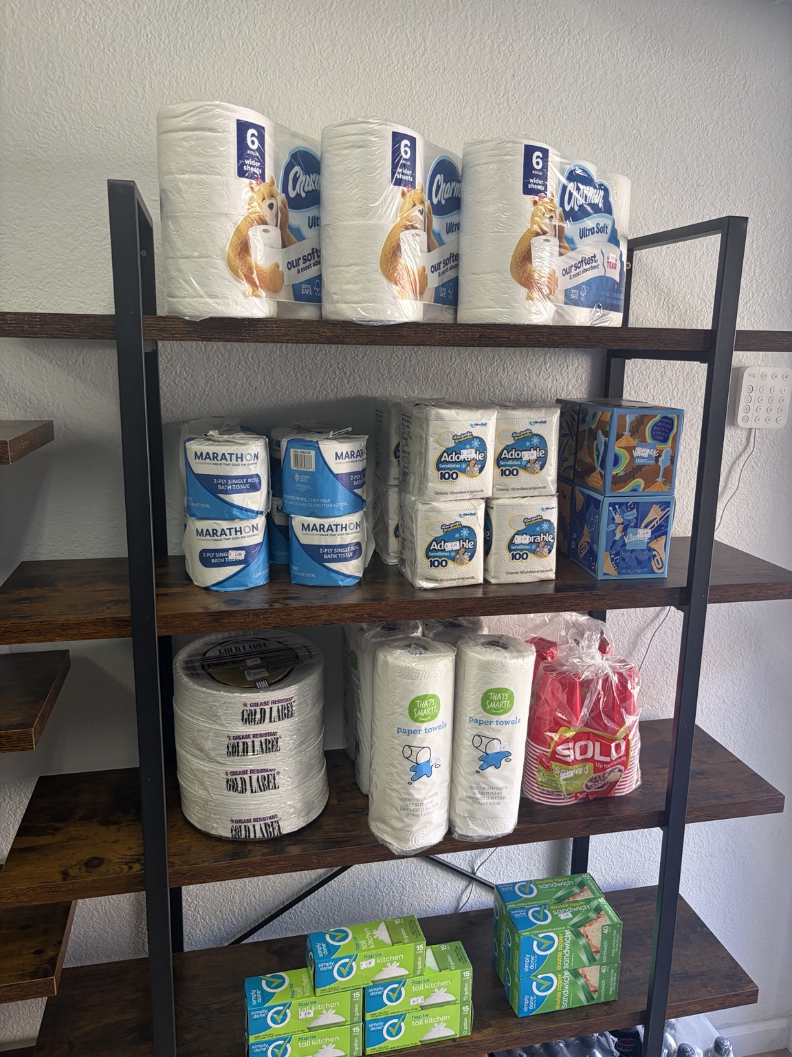 Paper goods and household supplies